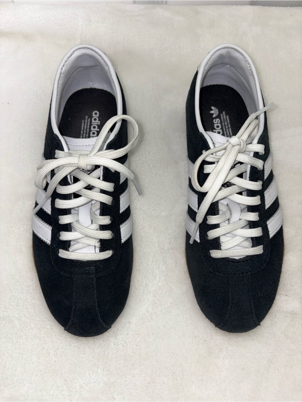 adidas Tokyo Black White Gum Women's Sneakers - Picture 6 of 6